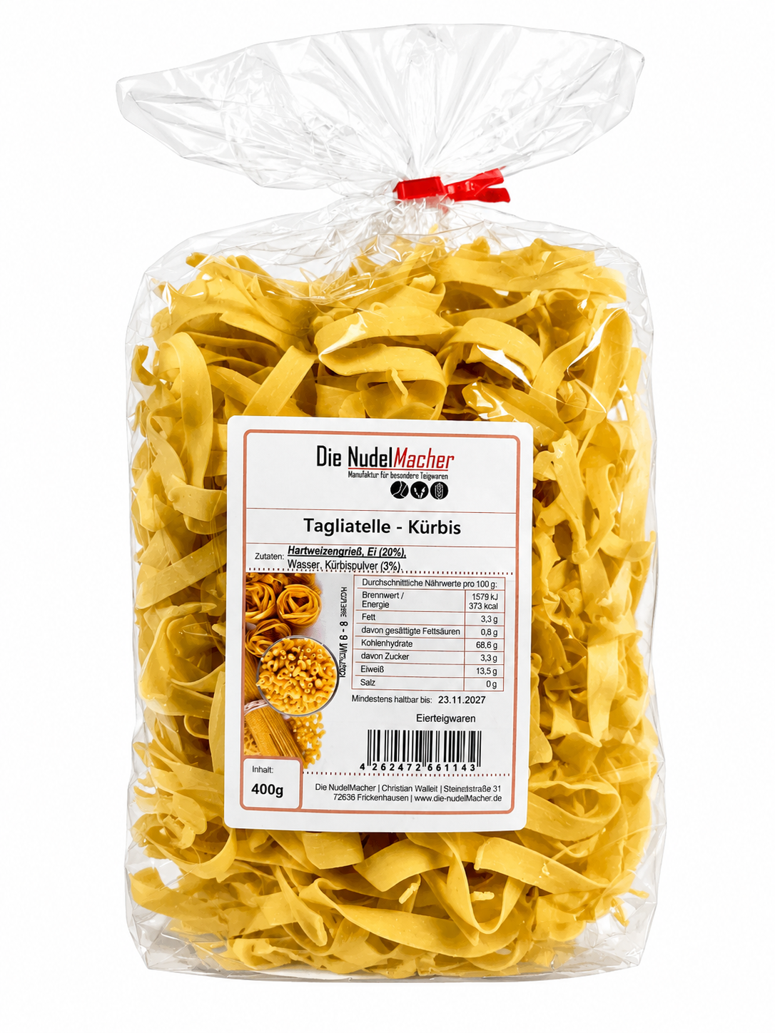 Kürbisnudeln 400g