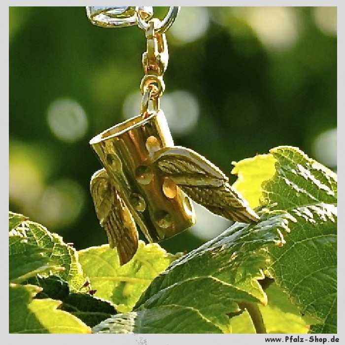 DubbeAnhänger Dubbemania vergoldet mit Flügelchen