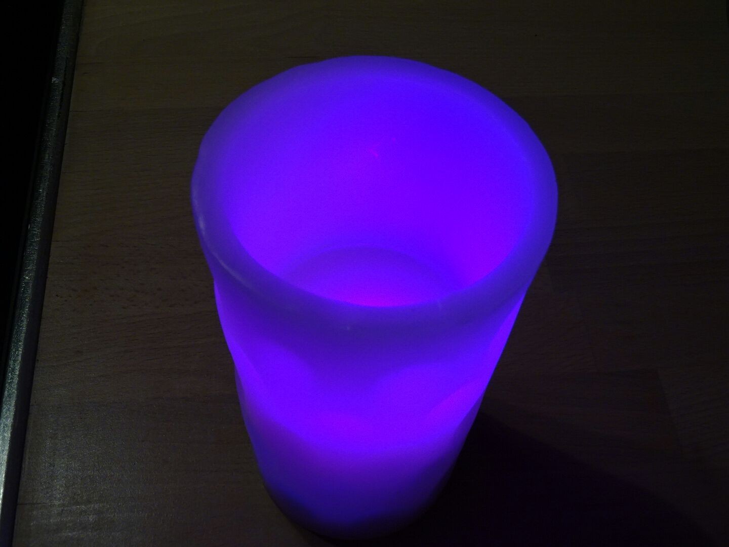 Dubbekerze mit  LED Licht