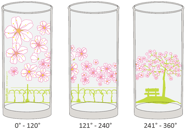Schobbeglas Mandelblüte 0,5l