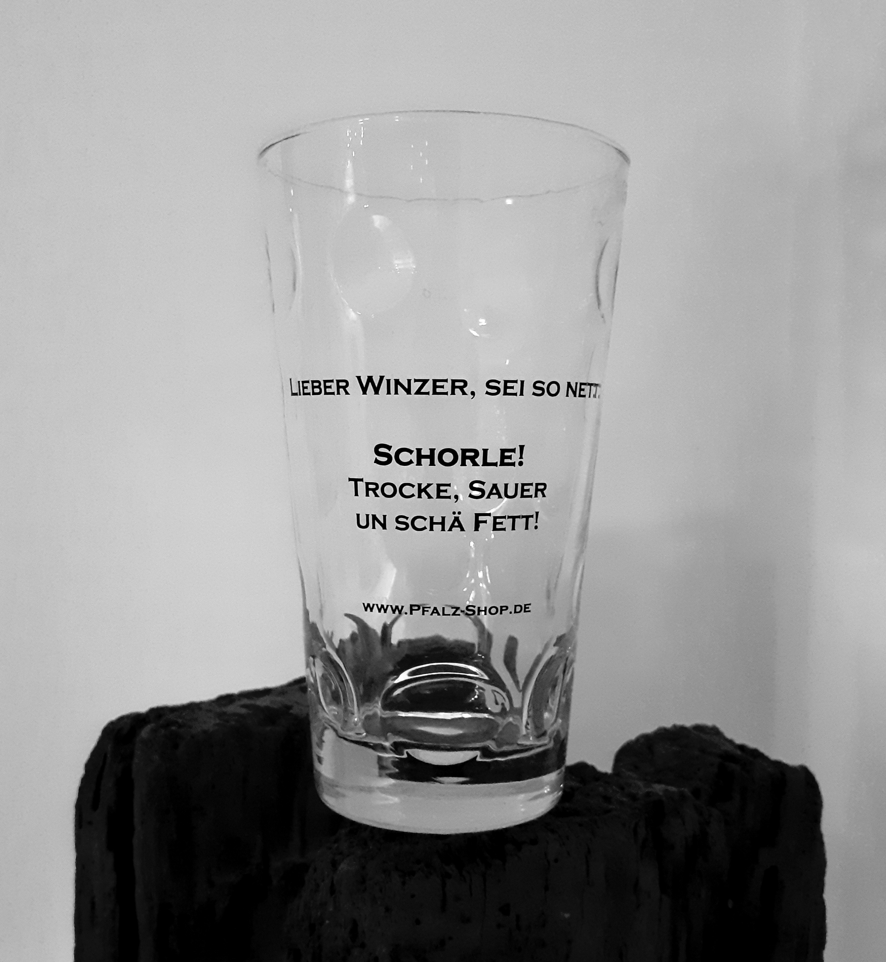 Dubbeglas lieber Winzer!