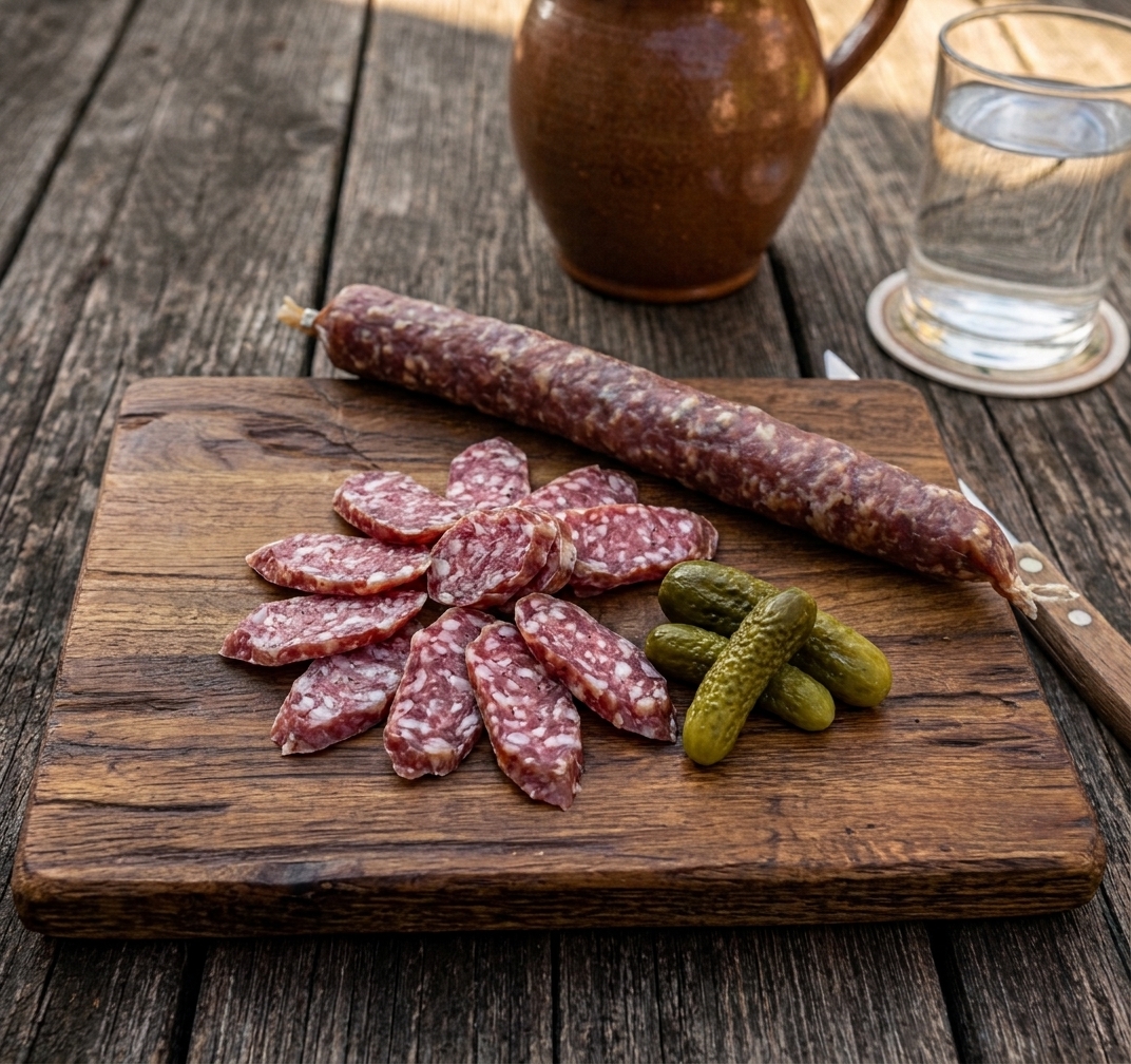 Salami - luftgetrocknet- mediteran 2 Stück