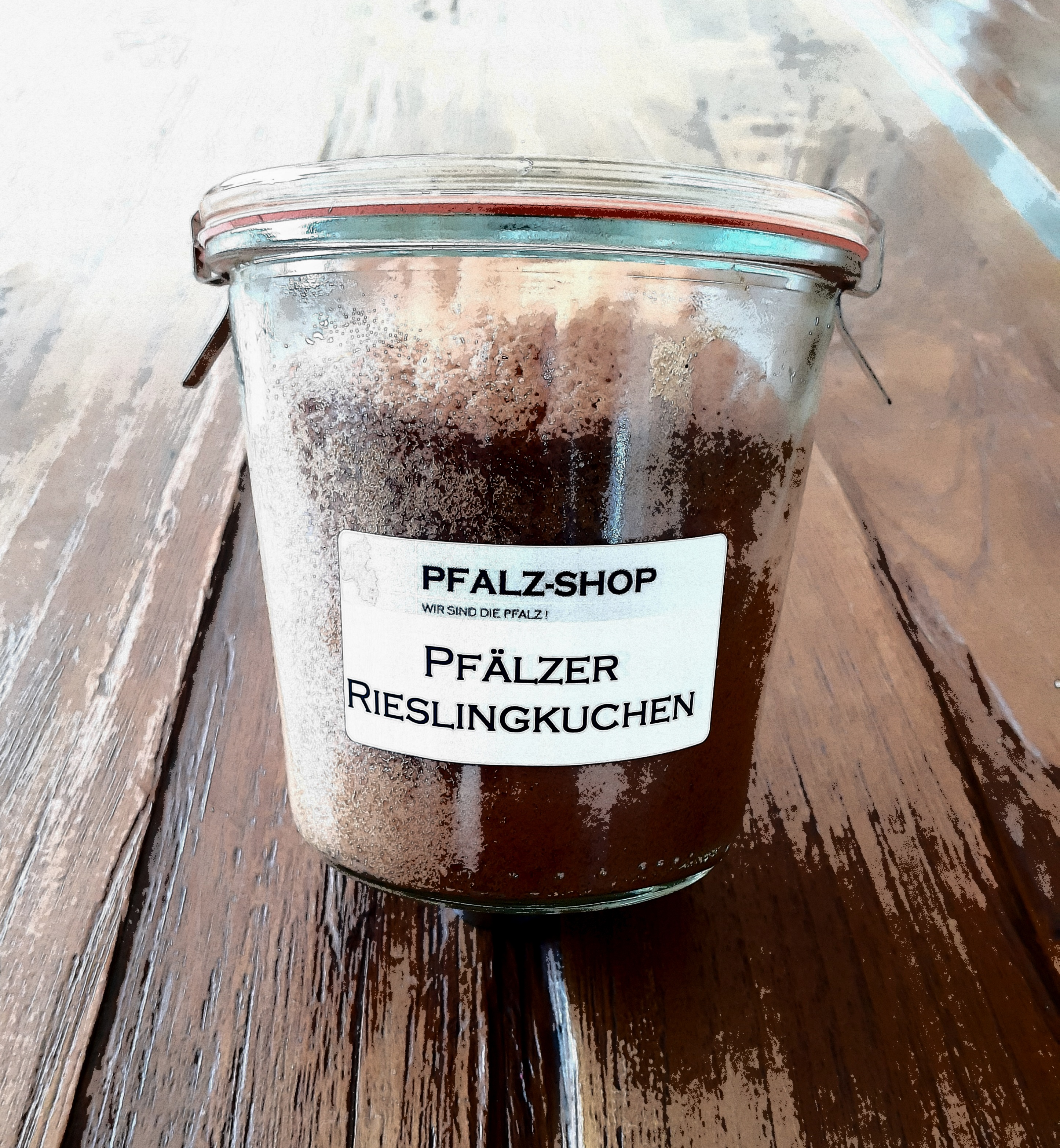 Rieslingkuchen im großen Weckglas 275g