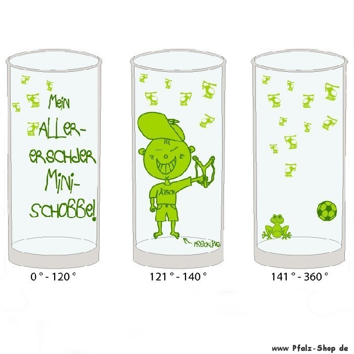 MiniSchobbeglas  Freckling 0,25l