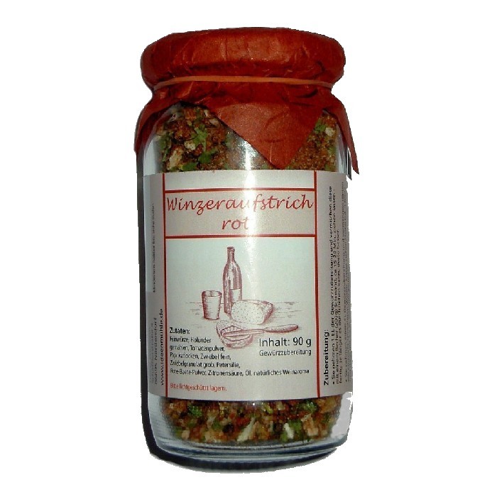 Winzeraufstrich - Rot 90g