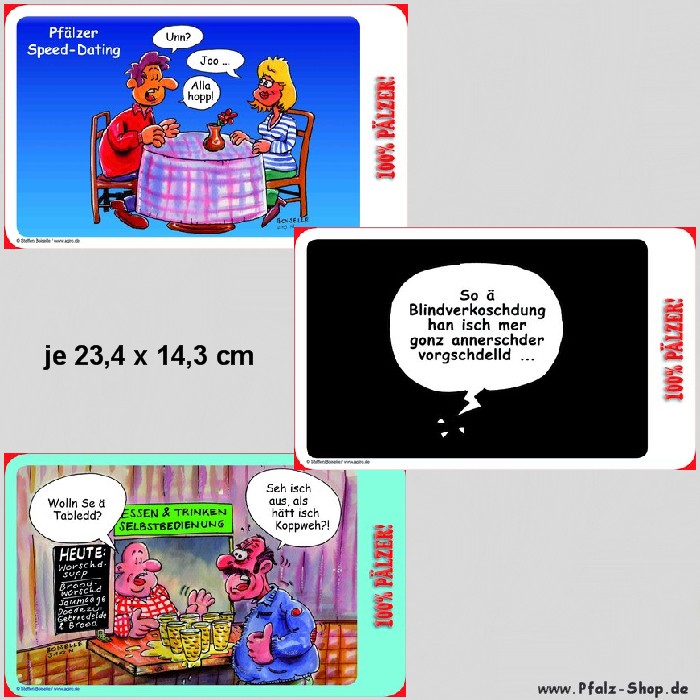 Pfälzer Frühstücksbrettchen - 7 Stück zur Auswahl