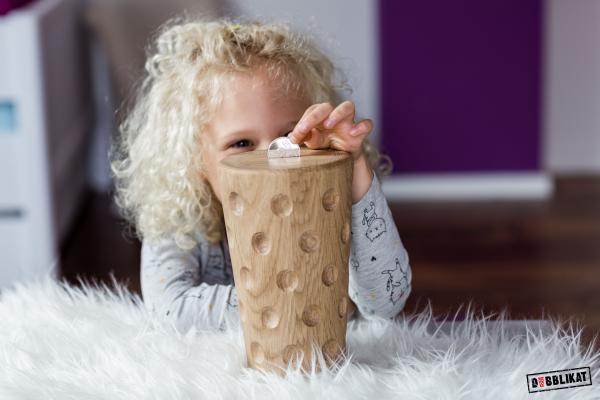 Dubbespardose - Dubbesparkass Eiche geölt