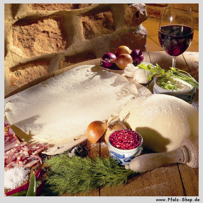 Flammkuchenteig   oval o. eckig 140 Stück