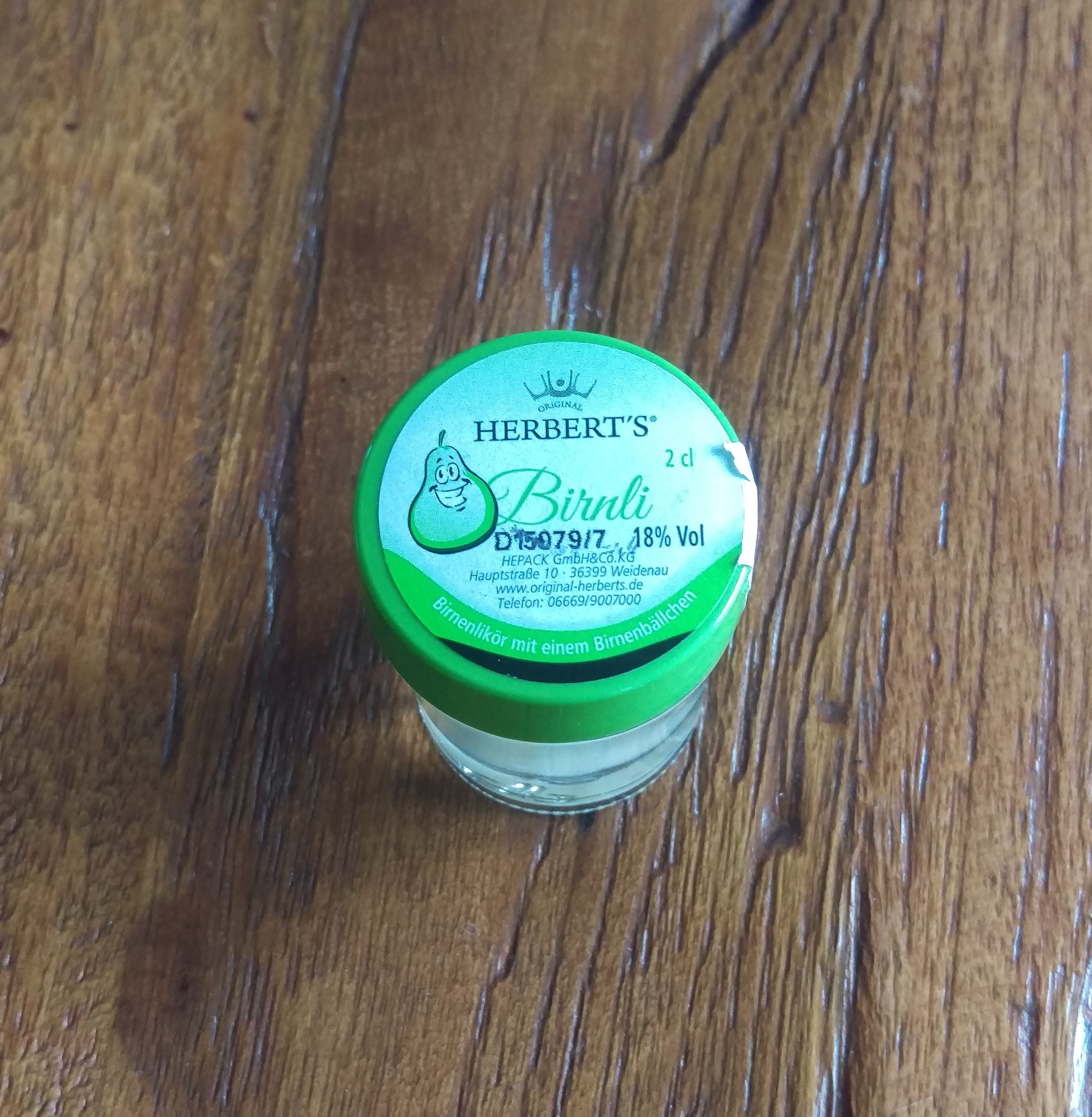 Herbert´s Birnli 2cl