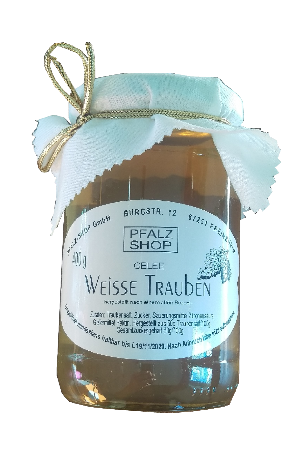 Traubensaftgelee - weiß 400g