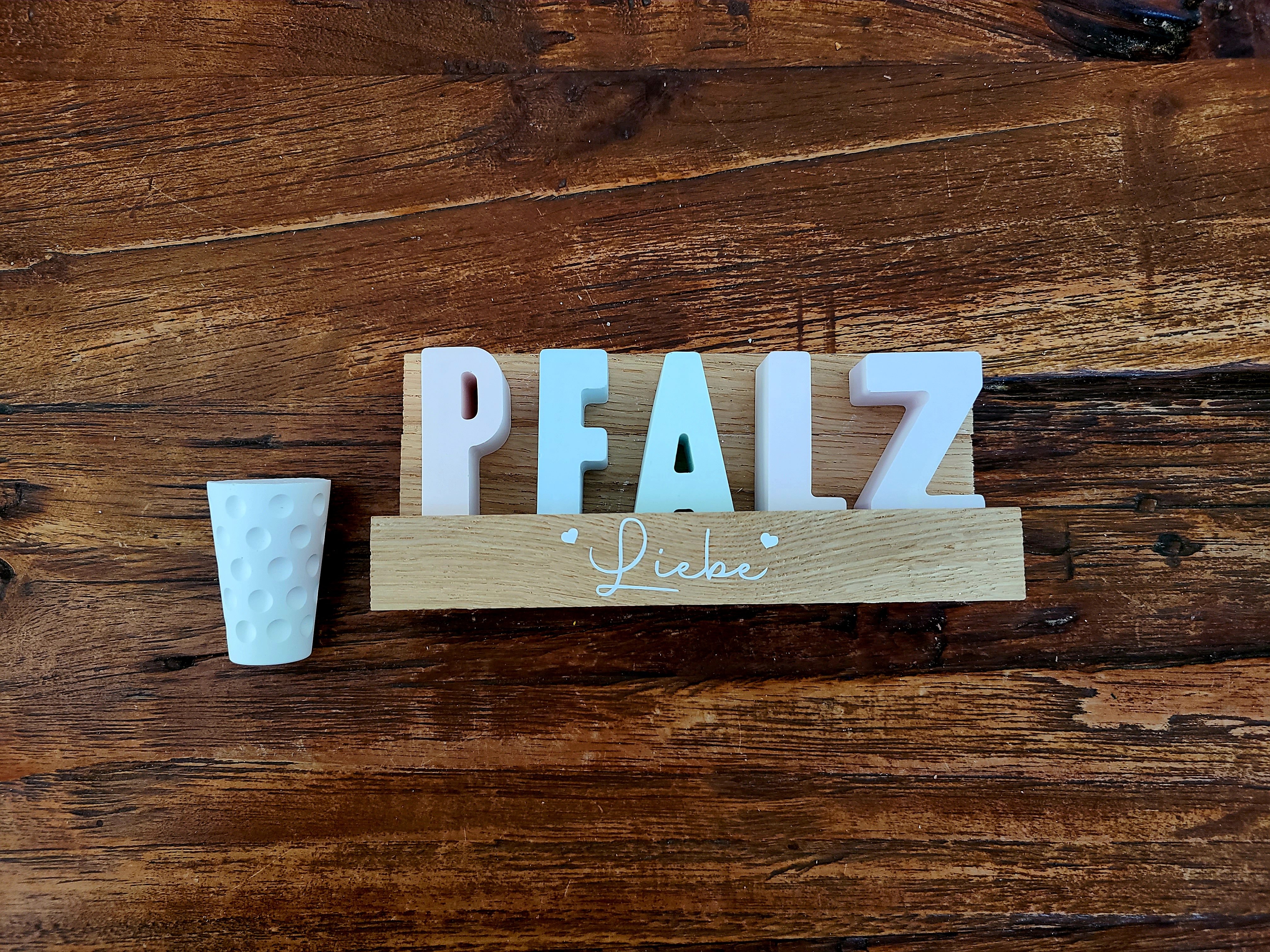 Aufsteller PFALZ mit Dubbeglas