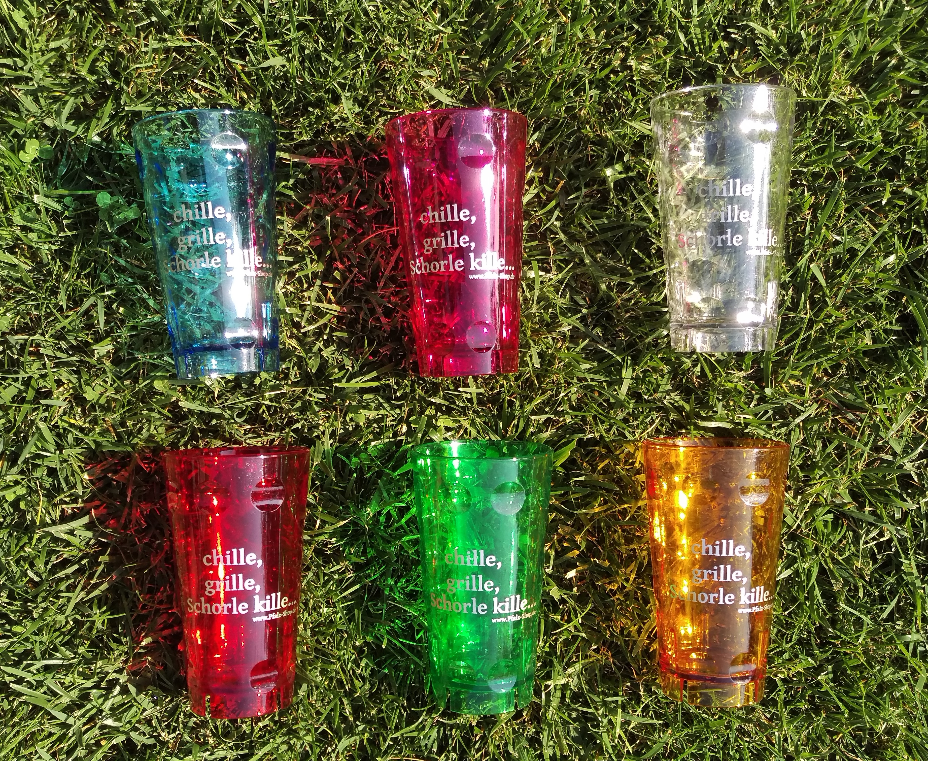 Dubbebecher 0,5l  bunt - 5 Farben zur Auswahl