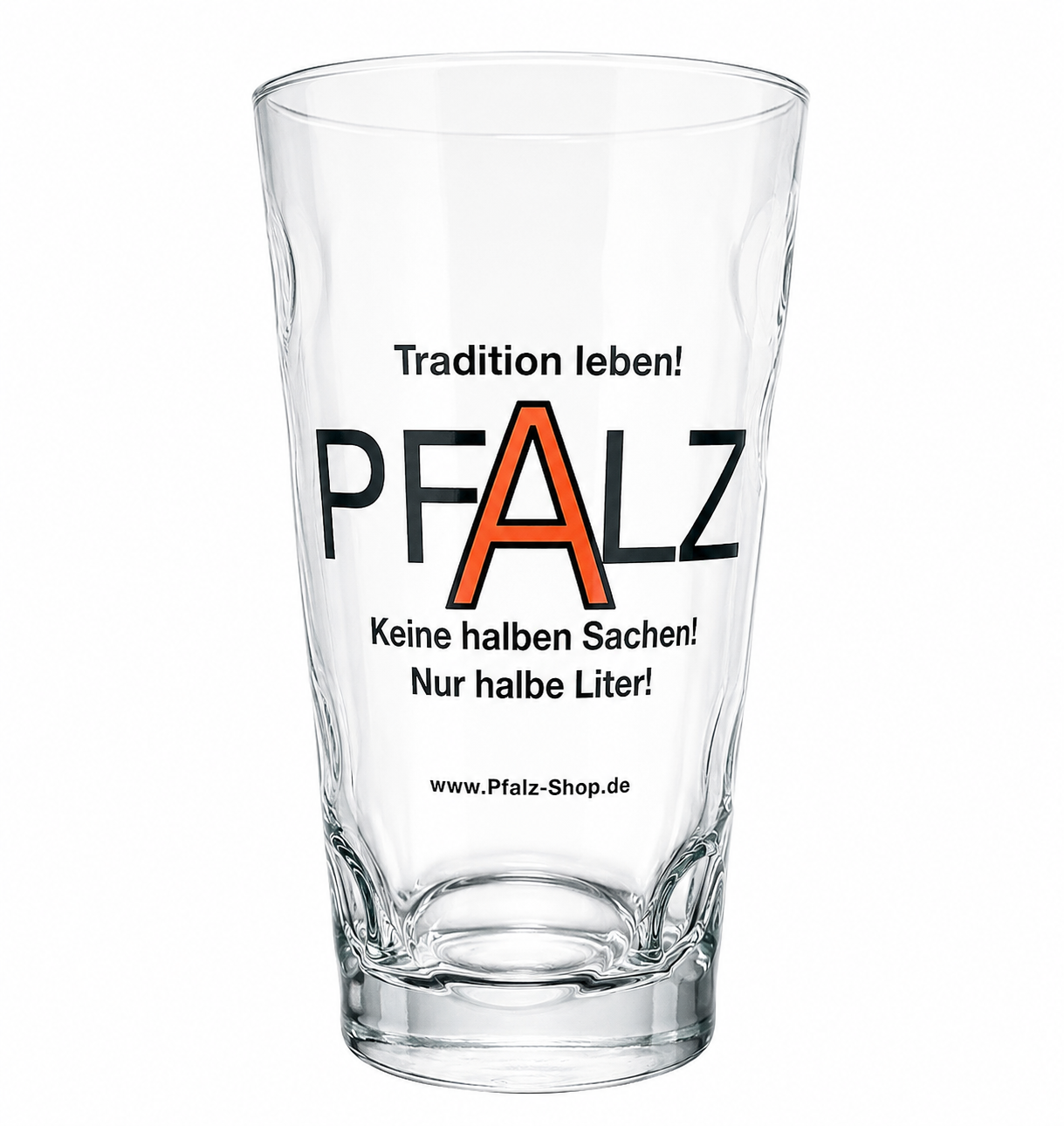 Tradition leben! Keine halben Sachen! Dugbbeglas 0,5l
