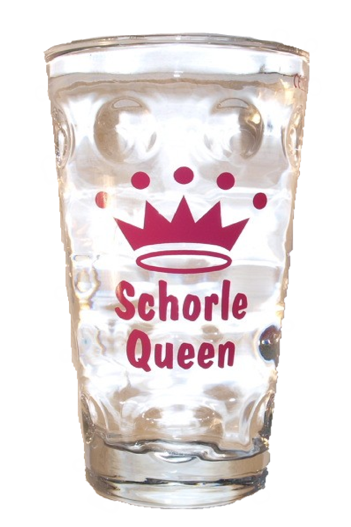 Dubbeglas Schorlequeen - Schorlekönig 0,5l