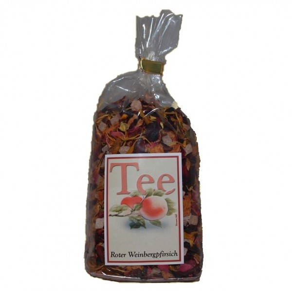 Roter Weinbergspfirsichtee 100g -Früchte Tee-